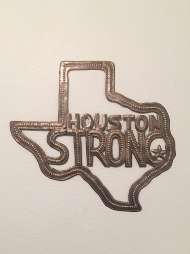 Houston Strong Metal Art